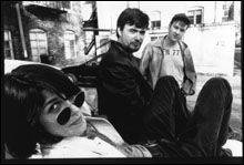 JEN TRYNIN with her band back in her rocker days